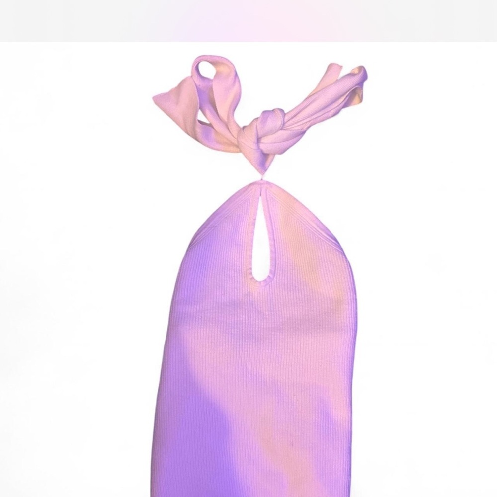 Banana Republic Purple Ribbed Knit Top